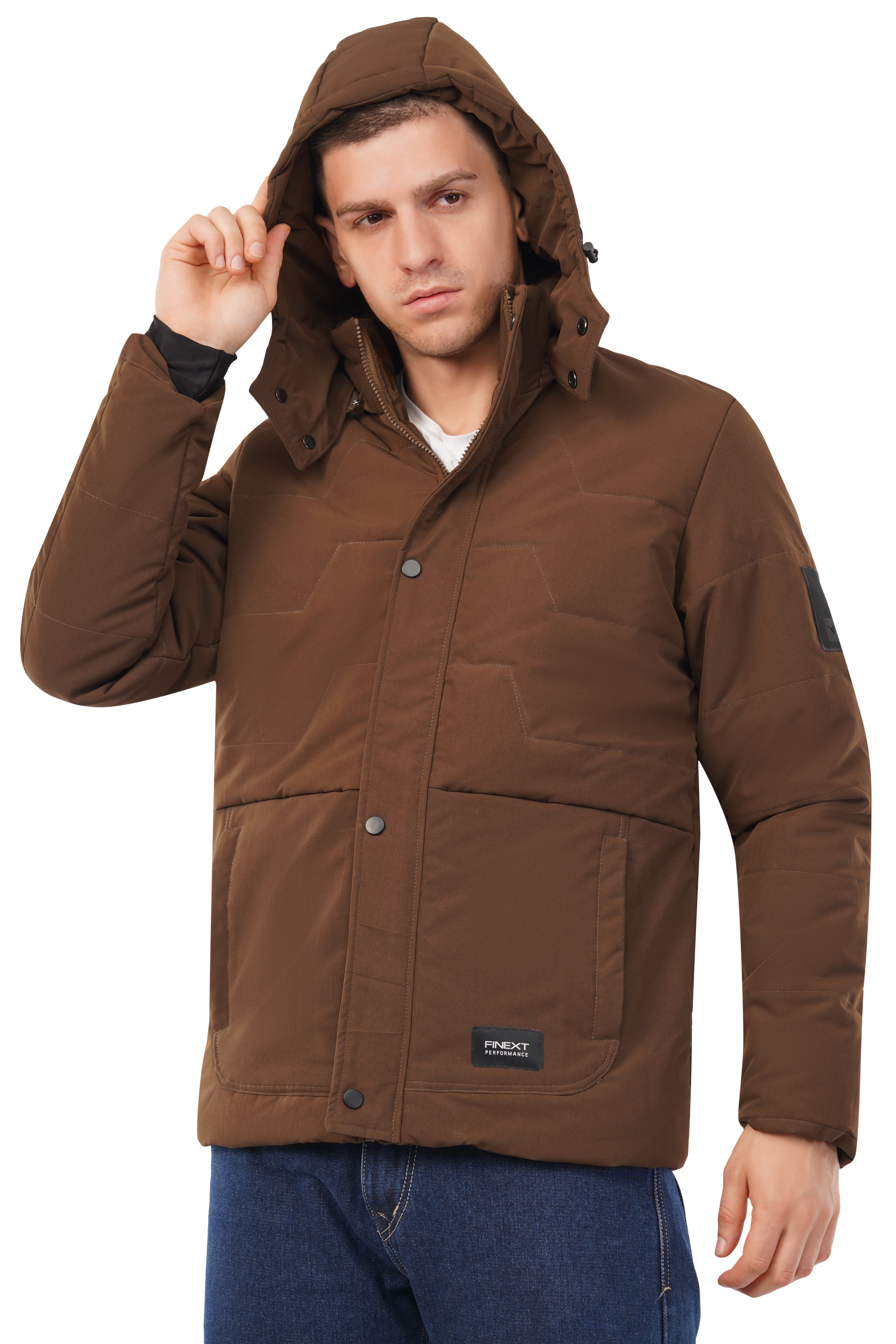 Winter Jacket With Detachable Hood