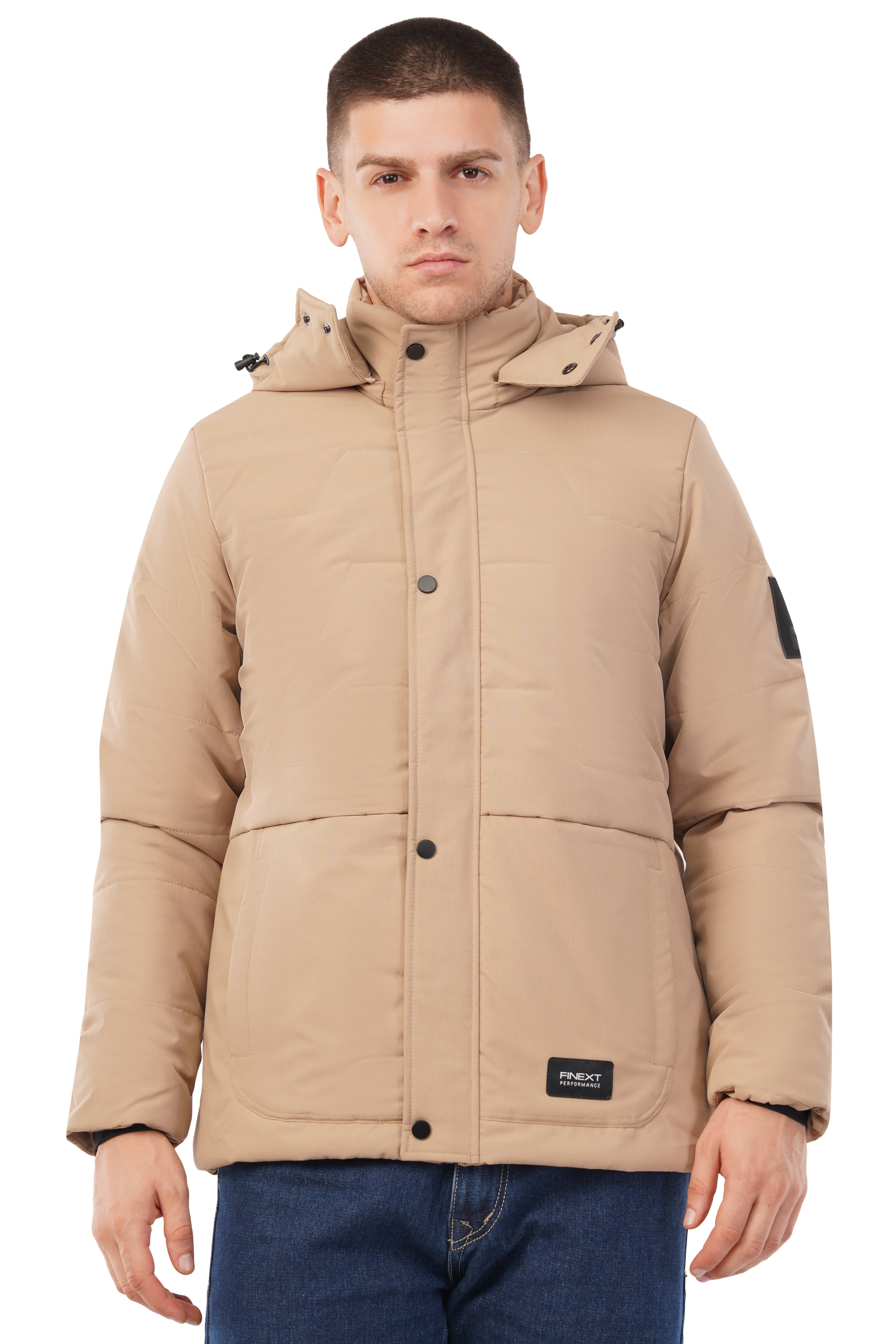 Winter Jacket With Detachable Hood