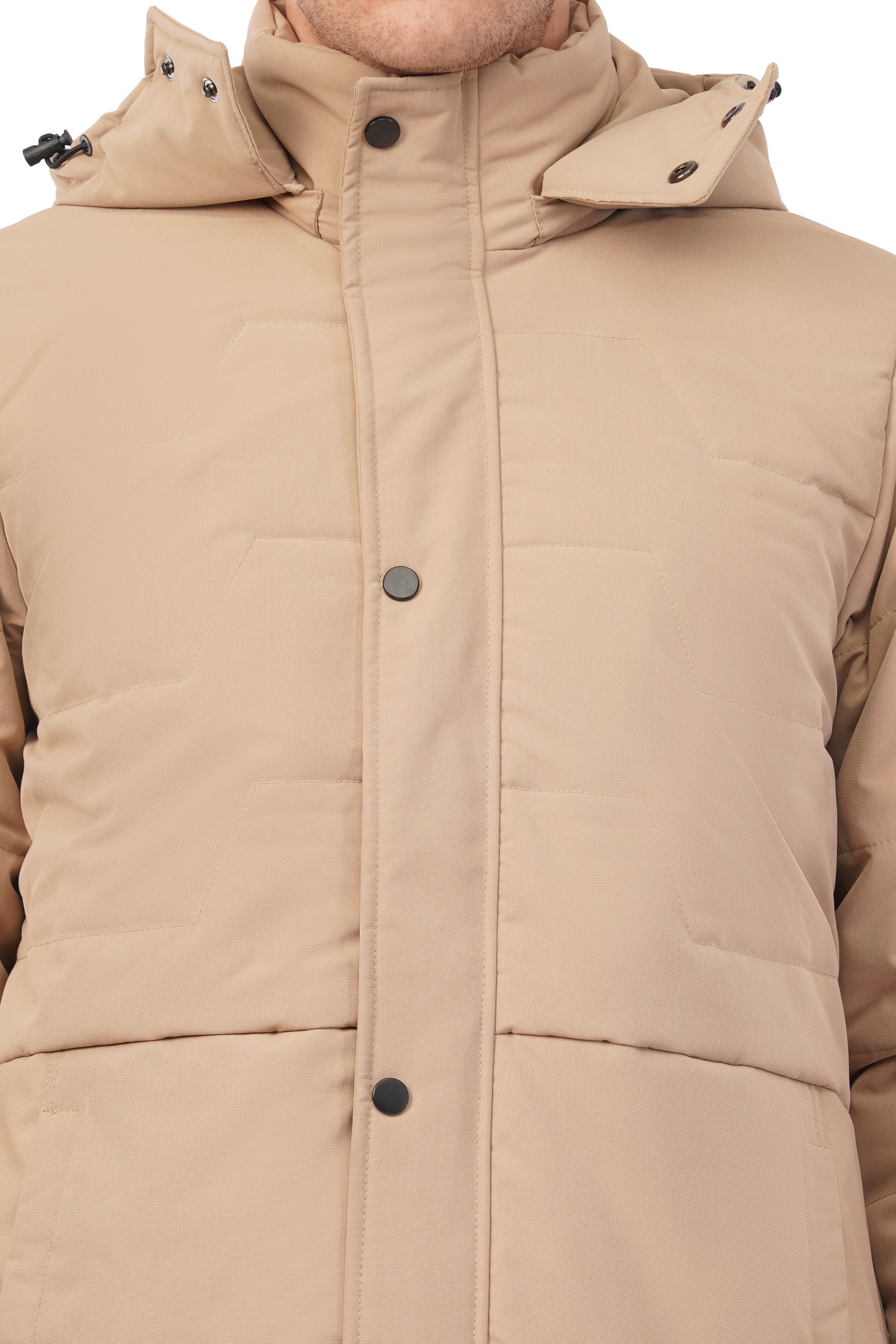 Winter Jacket With Detachable Hood