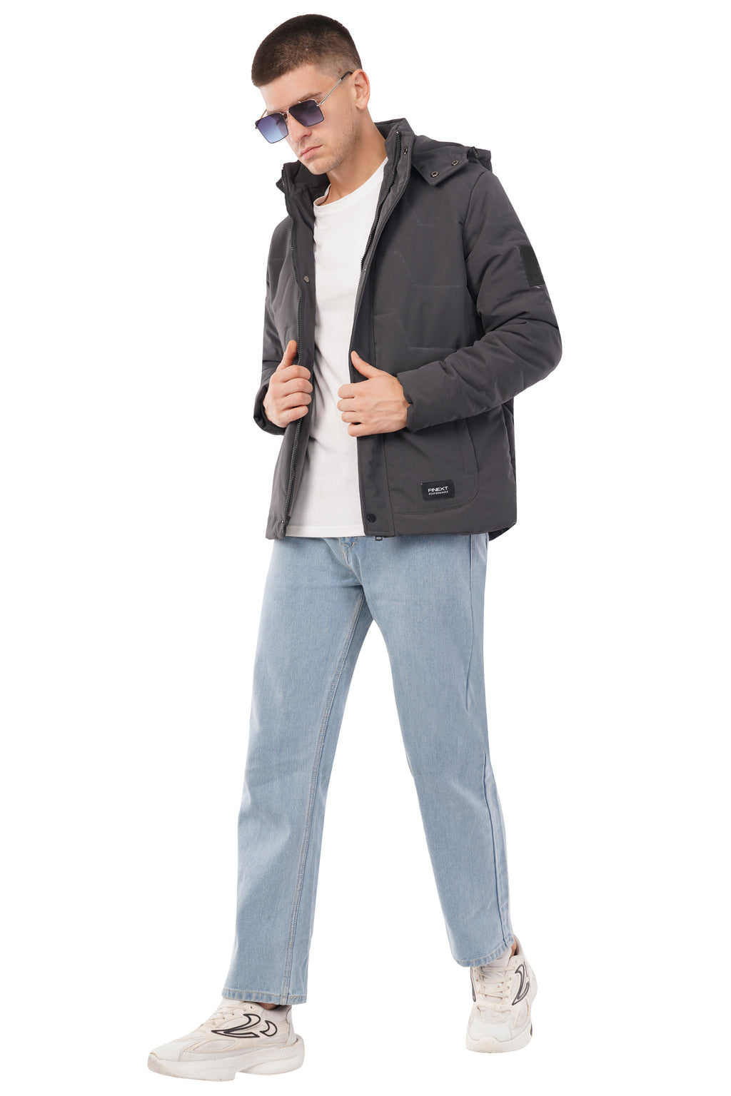 Winter Jacket With Detachable Hood