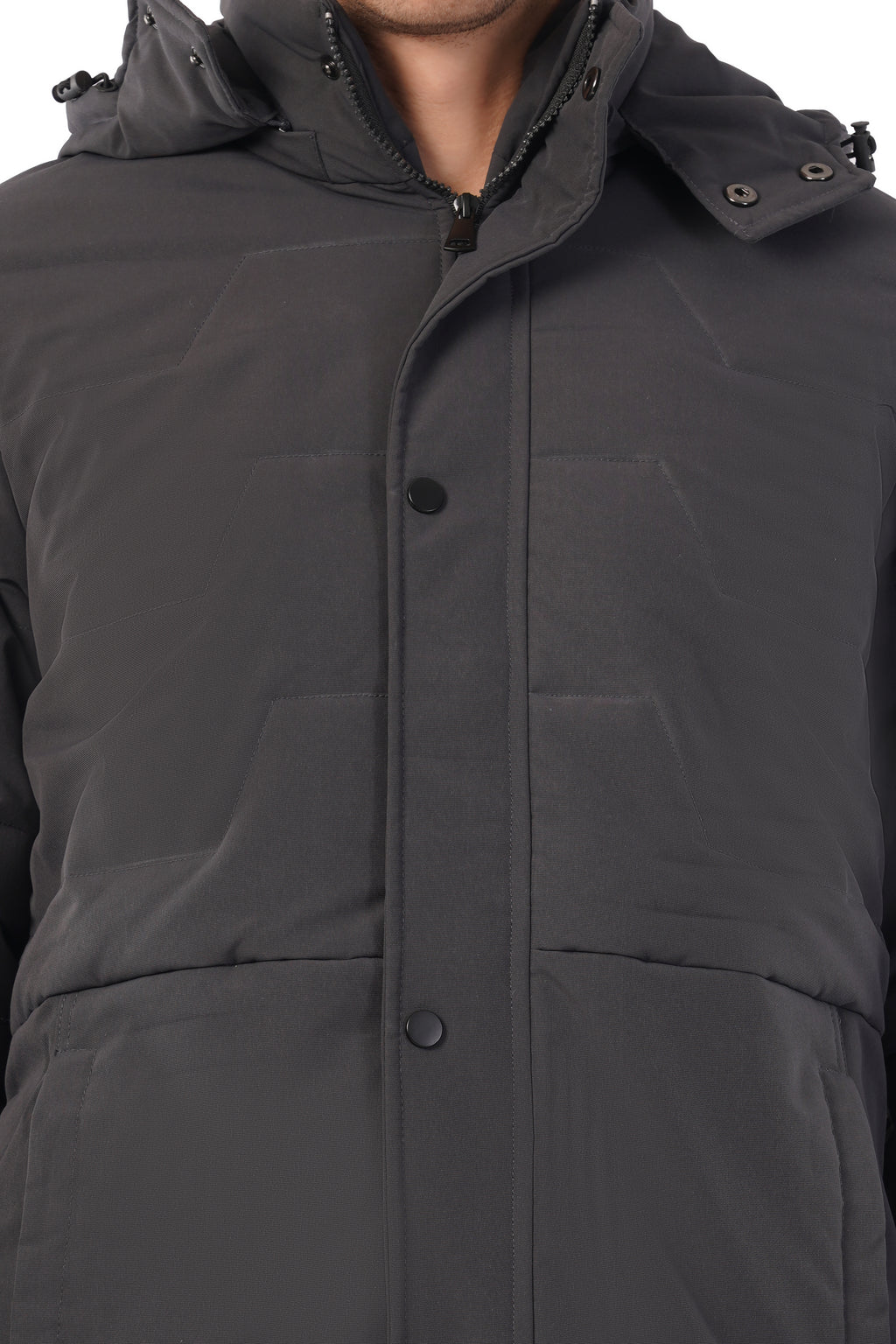 Winter Jacket With Detachable Hood