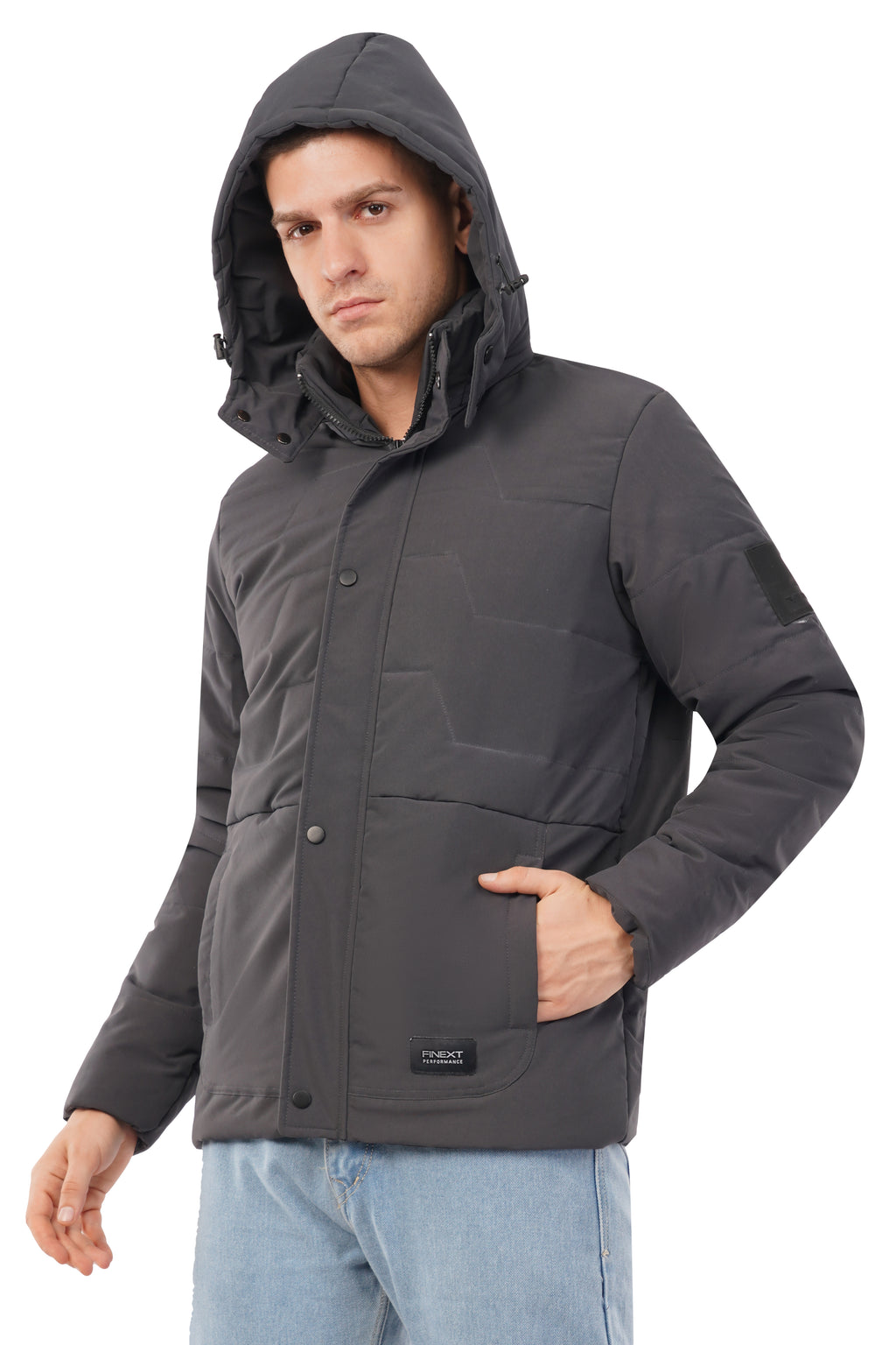 Winter Jacket With Detachable Hood