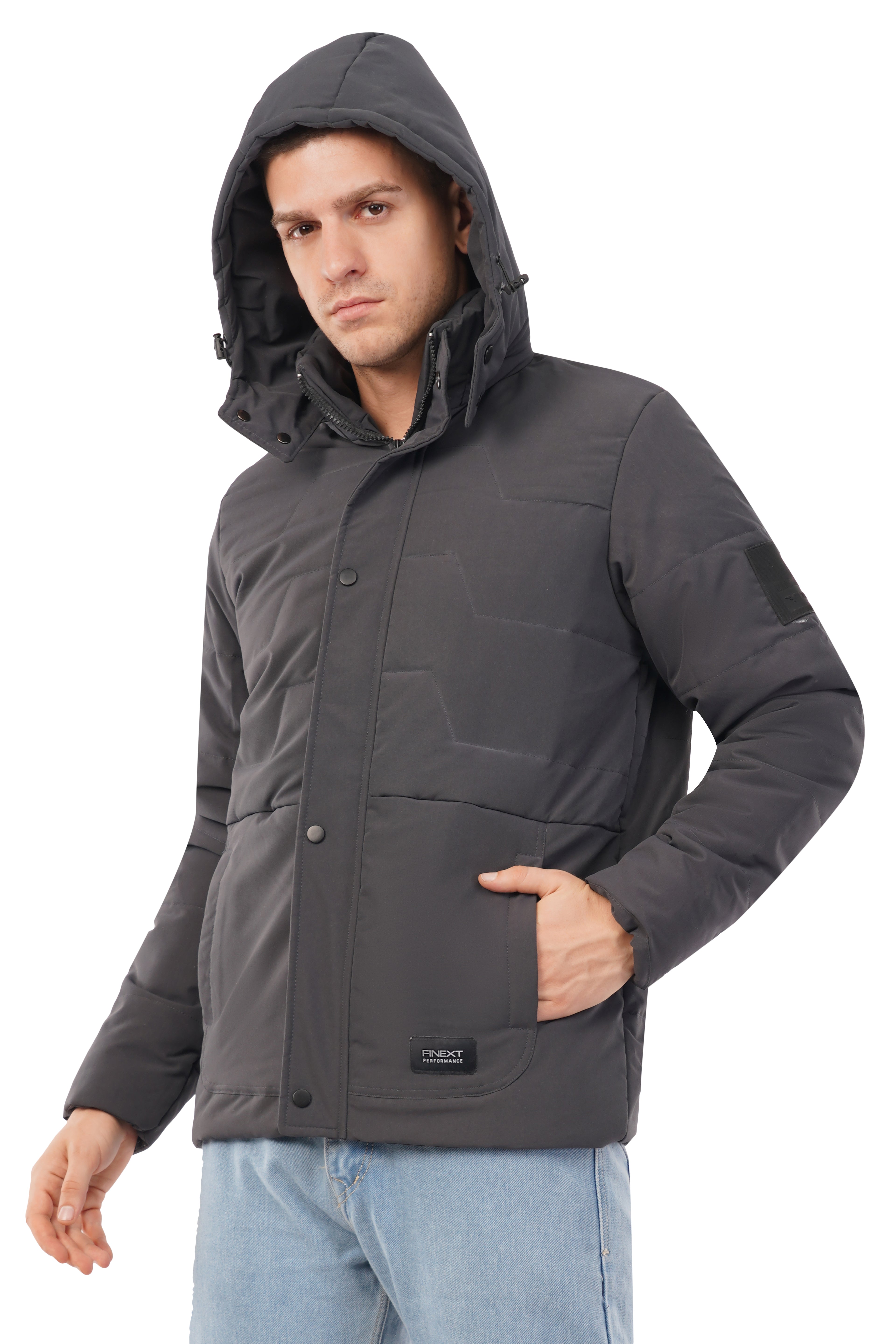 Winter Jacket With Detachable Hood