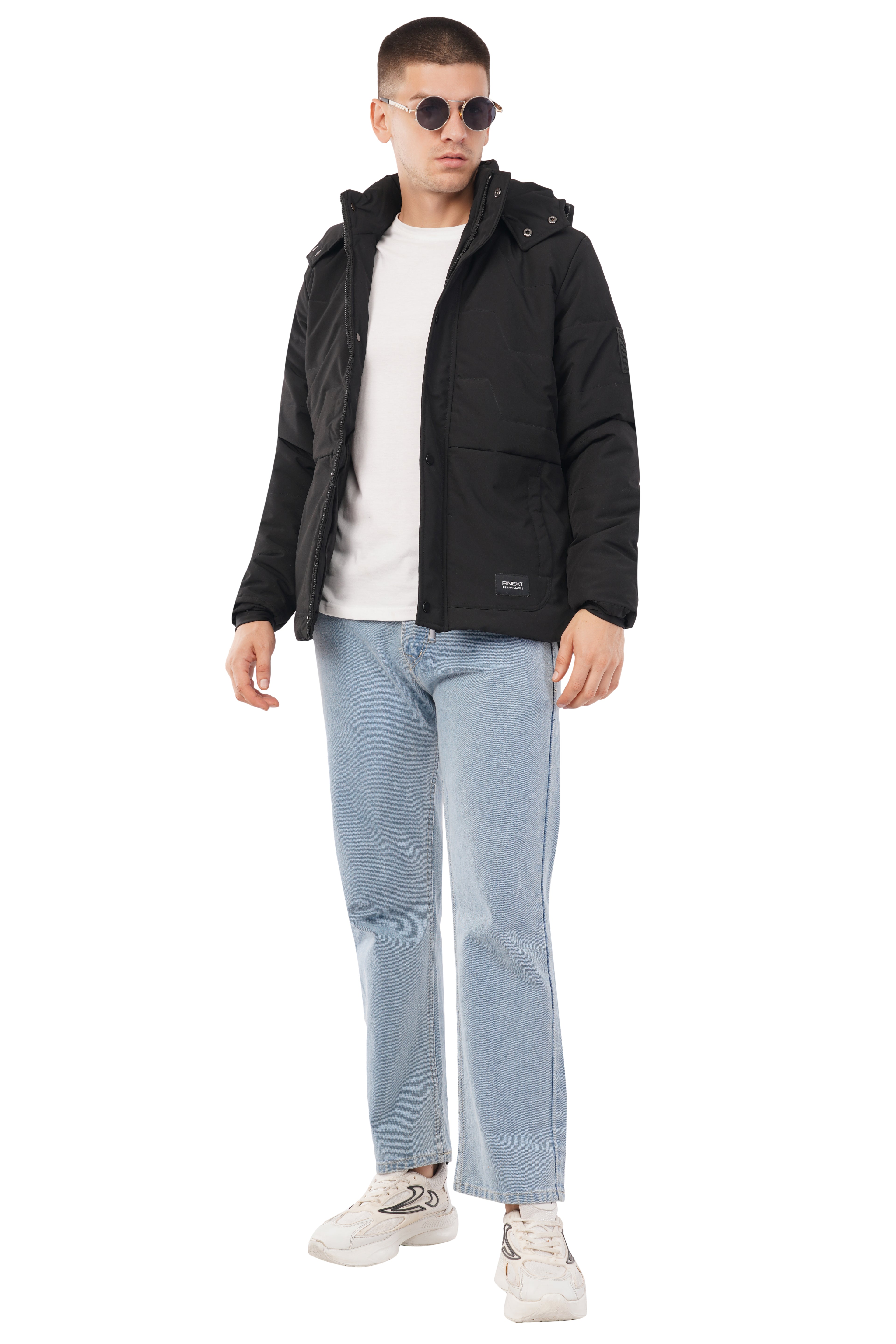 Winter Jacket With Detachable Hood