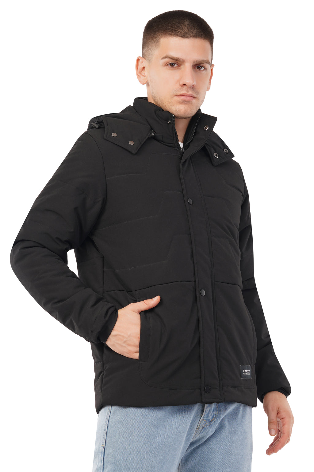 Winter Jacket With Detachable Hood