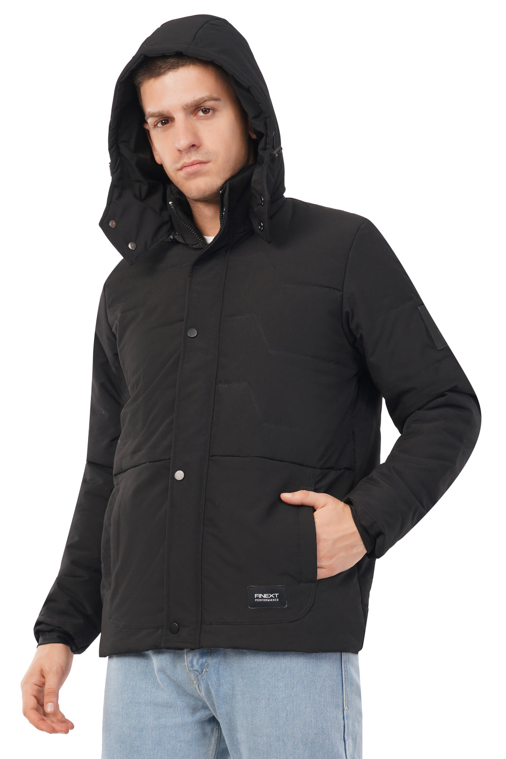 Winter Jacket With Detachable Hood