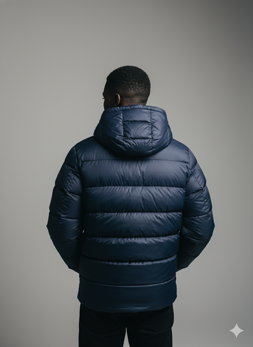 Men's High-Performance Insulated Puffer Jacket with Detachable Ho